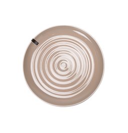 Two colored plate, beige, 27.4x30.5x23cm