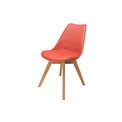 Chair Baya, teraccotta, H81x47cm, seat height 45cm
