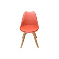 Chair Baya, teraccotta, H81x47cm, seat height 45cm