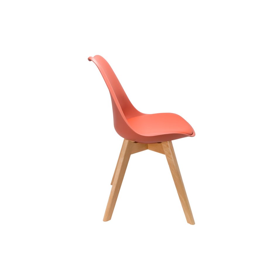 Chair Baya, teraccotta, H81x47cm, seat height 45cm