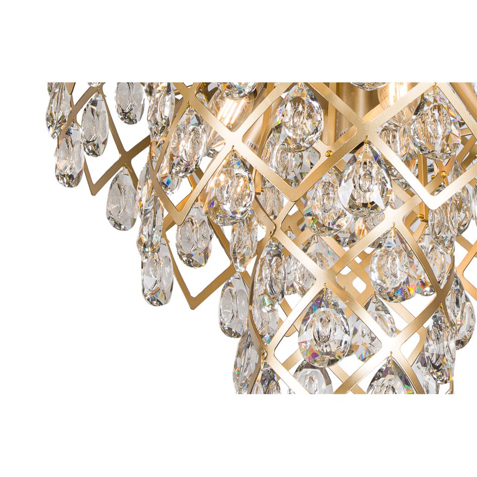 Ceiling lamp Roda,H42-120cm D51cm, E14x6 Max 40W