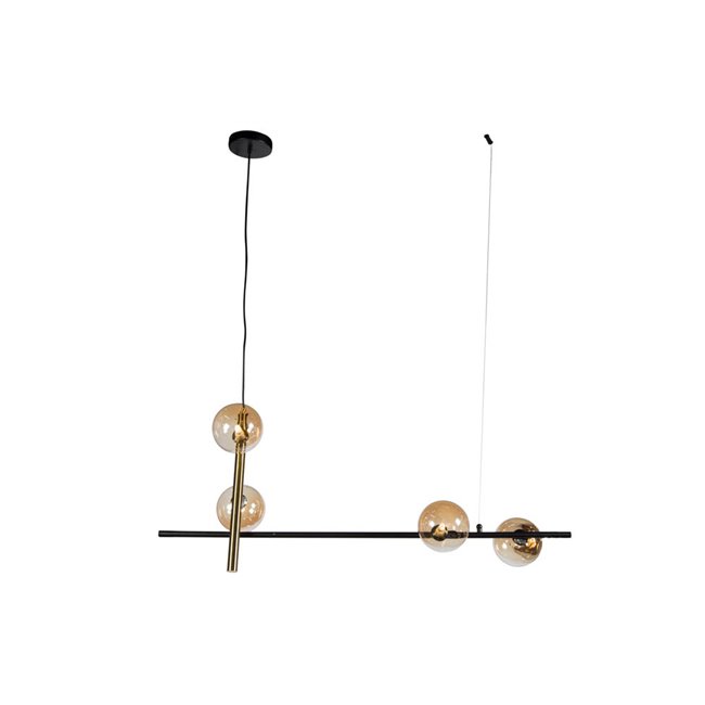 Ceiling lamp Radlin,,H60-120cm,L100x25x60-120cm,G9x4 LED 3W