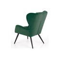 Arm chair Harion, d.green, 75/86/91/48 cm