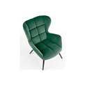 Arm chair Harion, d.green, 75/86/91/48 cm