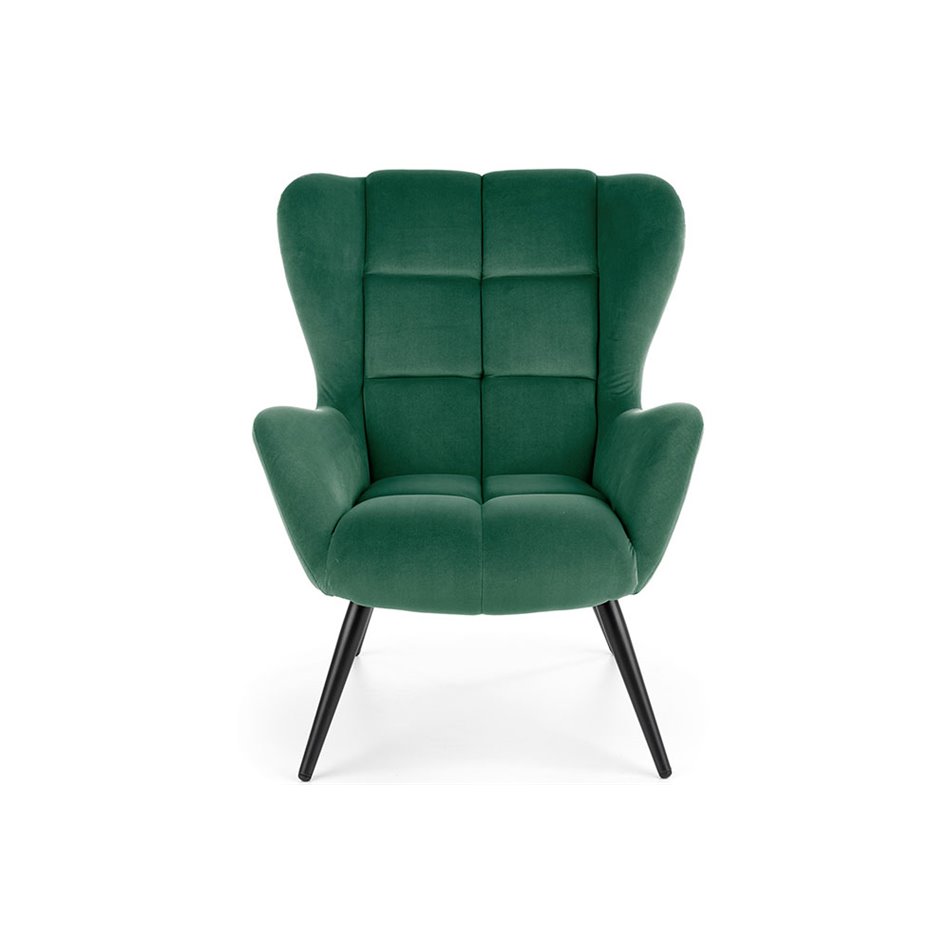 Arm chair Harion, d.green, 75/86/91/48 cm