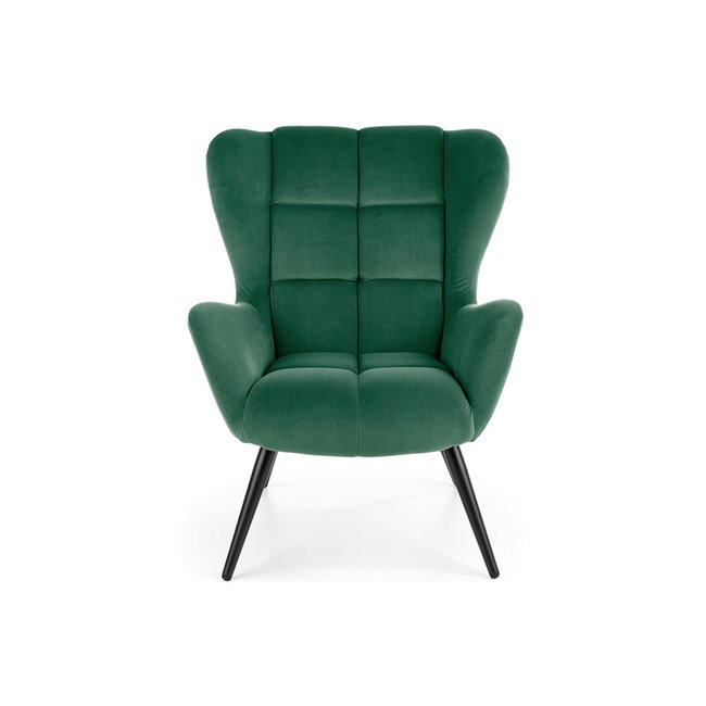 Arm chair Harion, d.green, 75/86/91/48 cm