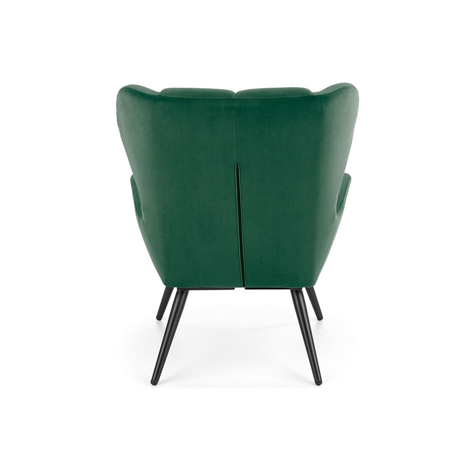 Arm chair Harion, d.green, 75/86/91/48 cm