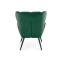 Arm chair Harion, d.green, 75/86/91/48 cm