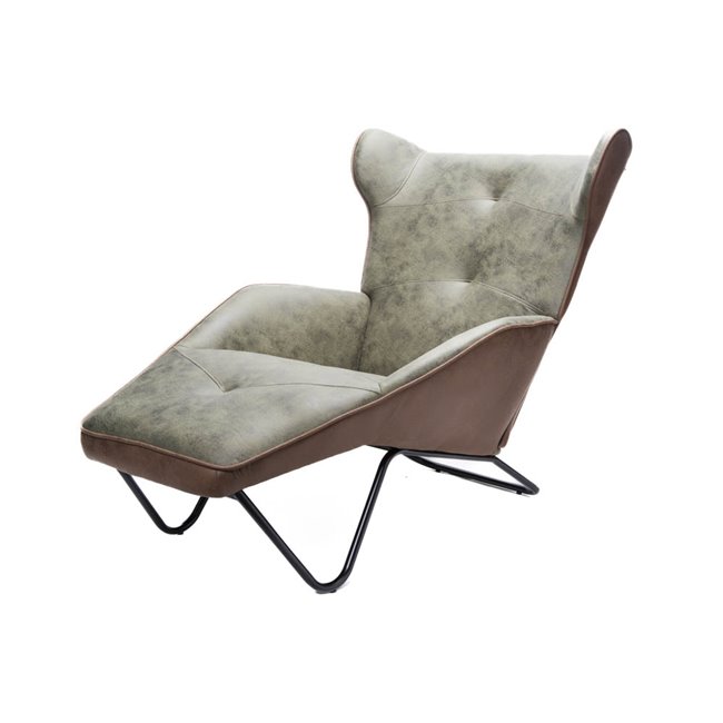 Armchair Dandy SK-15, green/brown, 91x125x75cm, seat h40cm