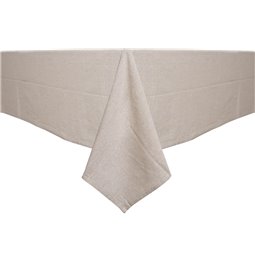 Tablecloth, cotton, beige, 140x250cm