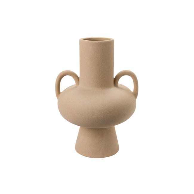 Vase Stefanya, beige, stoneware, H23cm