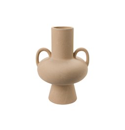 Vase Stefanya, beige, stoneware, H23cm
