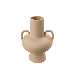 Vase Stefanya, beige, stoneware, H23cm