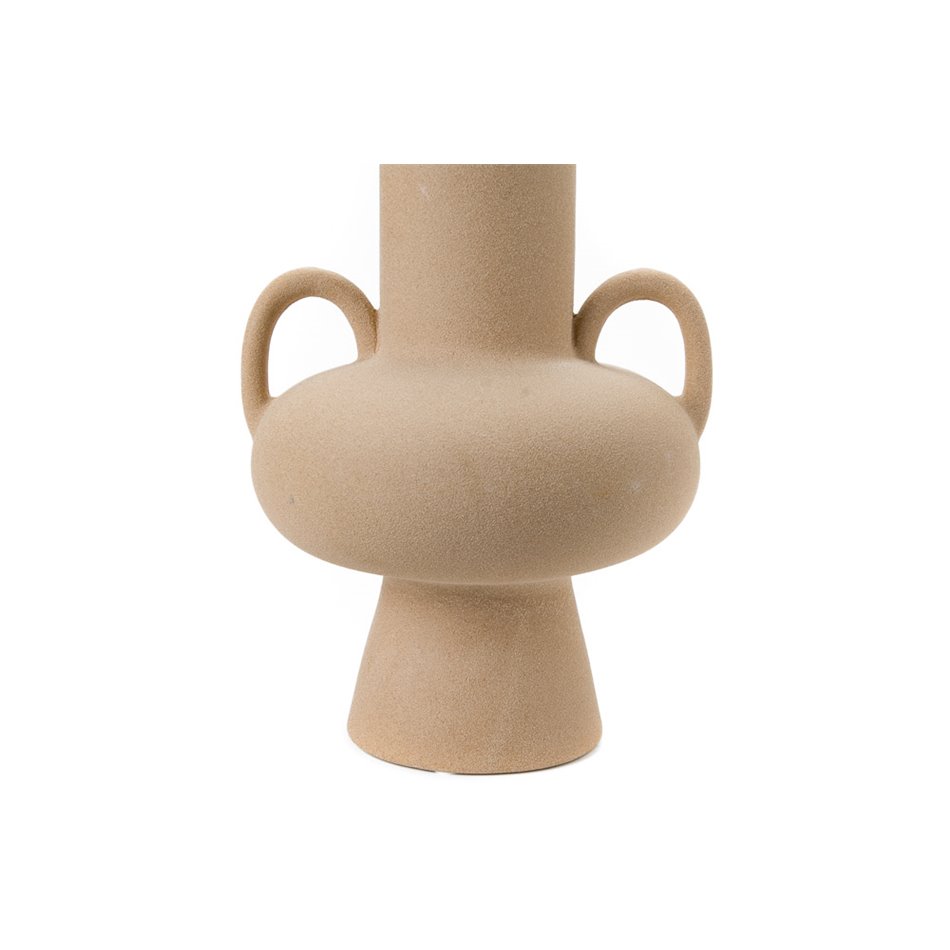 Vase Stefanya, beige, stoneware, H23cm