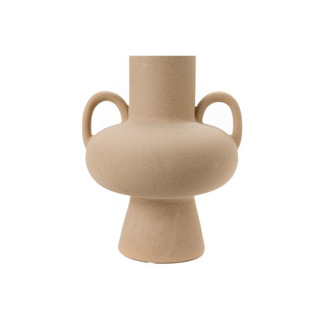 Vase Stefanya, beige, stoneware, H23cm