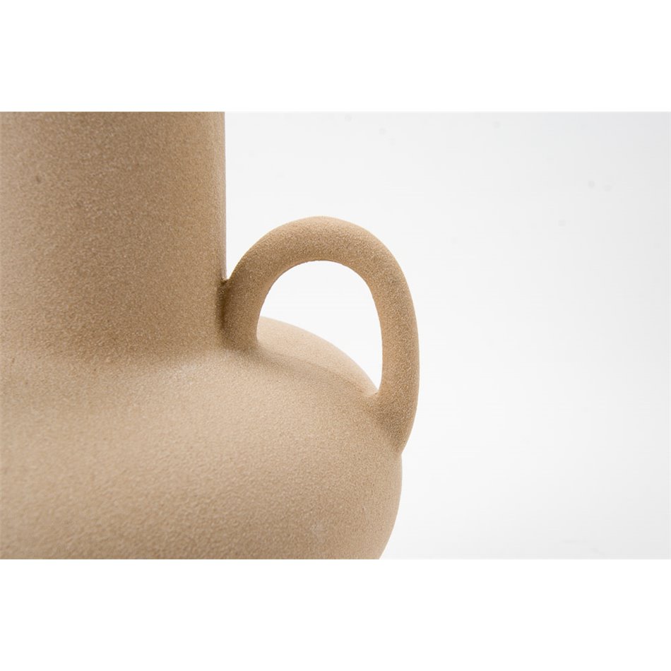 Vase Stefanya, beige, stoneware, H23cm