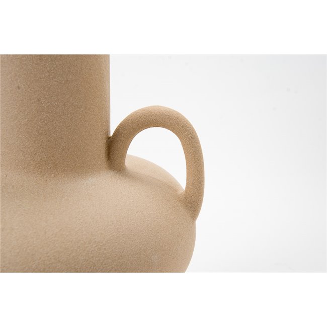 Vase Stefanya, beige, stoneware, H23cm