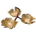 Decorative triple nut bowl Bagiry, 30x30x15cm