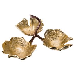 Decorative triple nut bowl Bagiry, 30x30x15cm