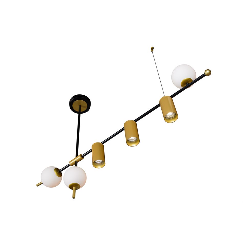 Pendant lamp Yarrow, 120x80cm, GU10 x3-G9x3