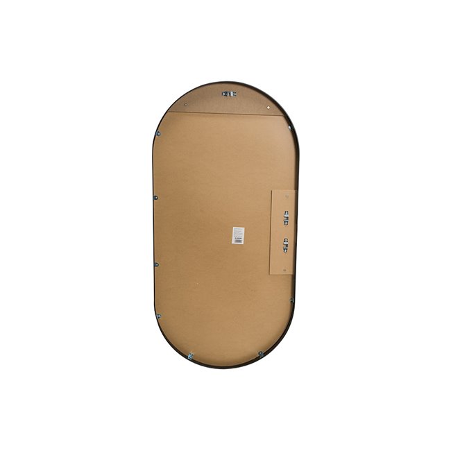 Настенное зеркало Isso, черное, 50x100см 