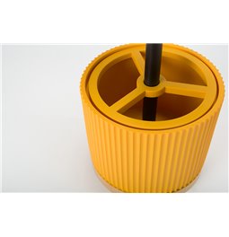 Настольное зеркало с органайзером Modern, оранжевое, 36x13cm