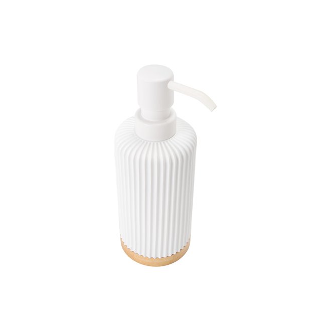 Soap dispenser Modern, white, H18.5cm D7cm