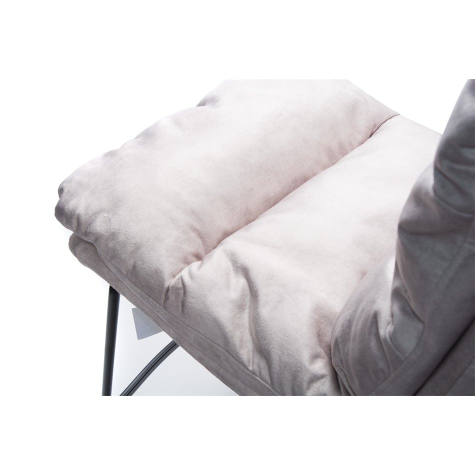 Барный стул Teddy, кремовый, H109x60.5x43cm, высота сиденья 80cm