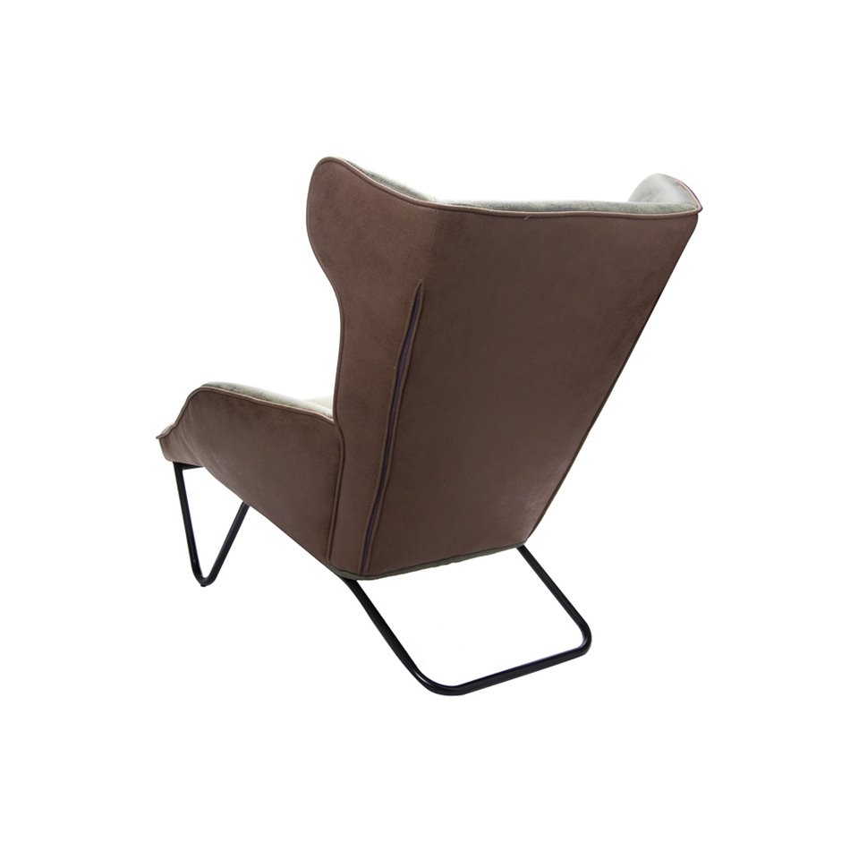 Armchair Dandy SK-15, green/brown, 91x125x75cm, seat h40cm