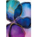 Wall glass art Flower fantasy