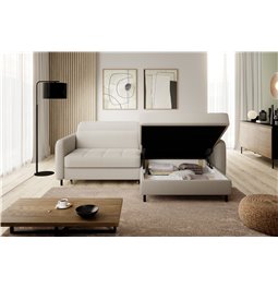 Corner sofa Elgomsi R, Royal 18, beige, H100x228x165