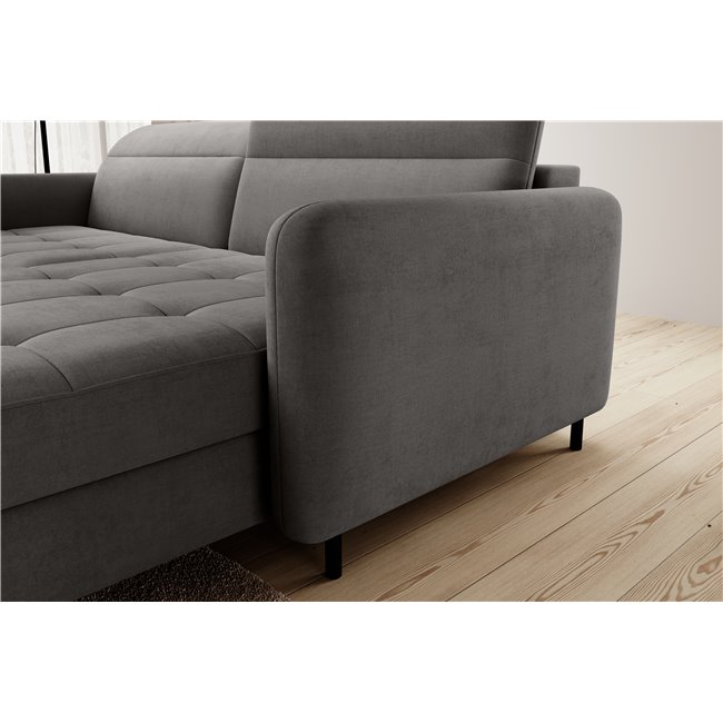 Угловой диван Elgomsi L, Touch 05, серый, H100x228x165