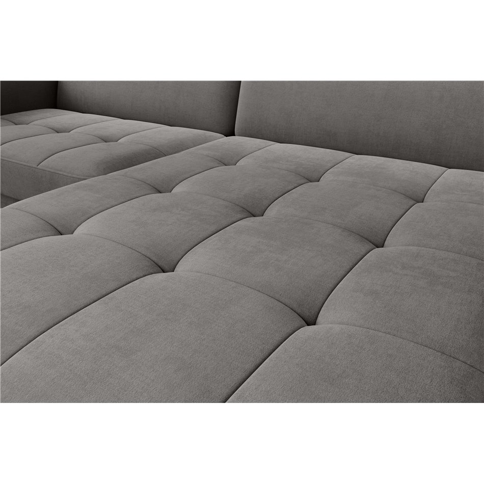 Угловой диван Elgomsi R, Touch 05, серый, H100x228x165