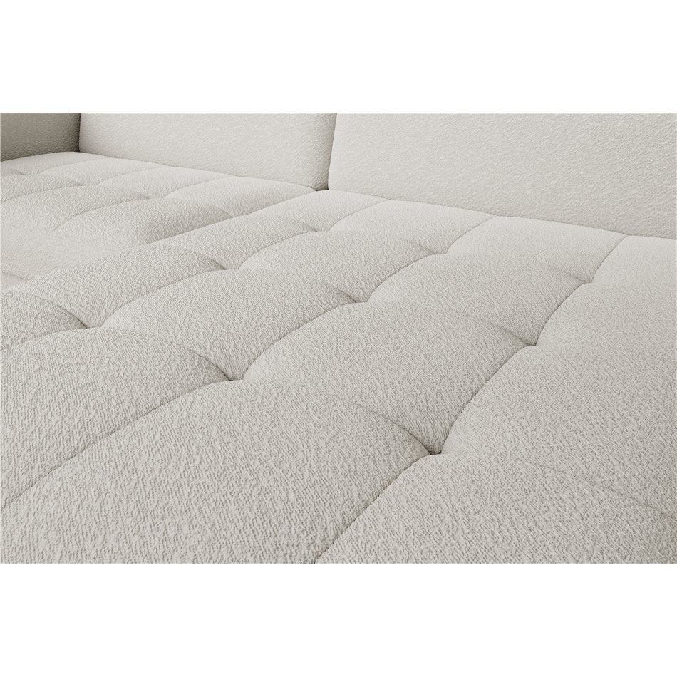 Угловой диван Elgomsi L, Royal 01, белый, H100x228x165