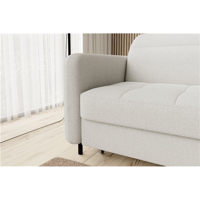 Угловой диван Elgomsi L, Royal 01, белый, H100x228x165