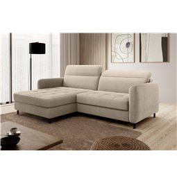 Угловой диван Elgomsi L, Touch 18, бежевый, H100x228x165