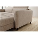 Corner sofa Elgomsi R, Raquel 18, beige, H100x228x165