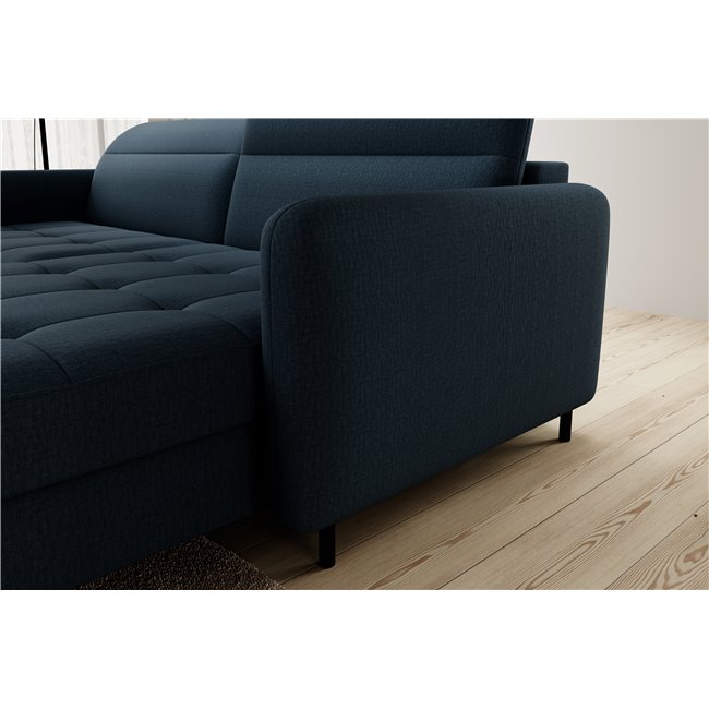 Corner sofa Elgomsi R, Manhattan 40, blue, H100x228x165