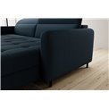 Corner sofa Elgomsi R, Manhattan 40, blue, H100x228x165