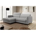 Corner sofa Elgomsi L, Raquel 03, gray, H100x228x165
