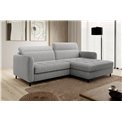 Corner sofa Elgomsi R, Raquel 03, gray, H100x228x165