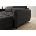 Corner sofa Elgomsi R, Raquel 05, gray, H100x228x165