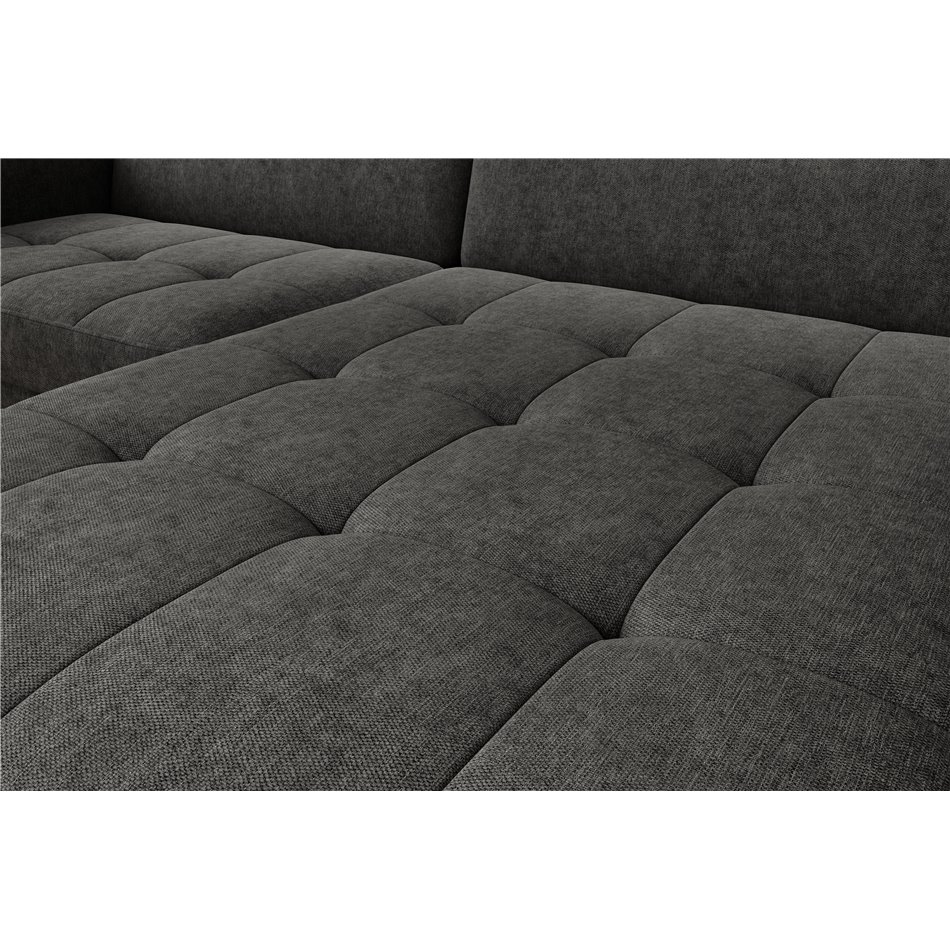 Corner sofa Elgomsi R, Raquel 05, gray, H100x228x165