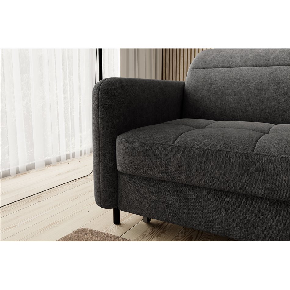 Corner sofa Elgomsi R, Raquel 05, gray, H100x228x165