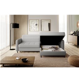 Corner sofa Elgomsi R, Royal 04, gray, H100x228x165