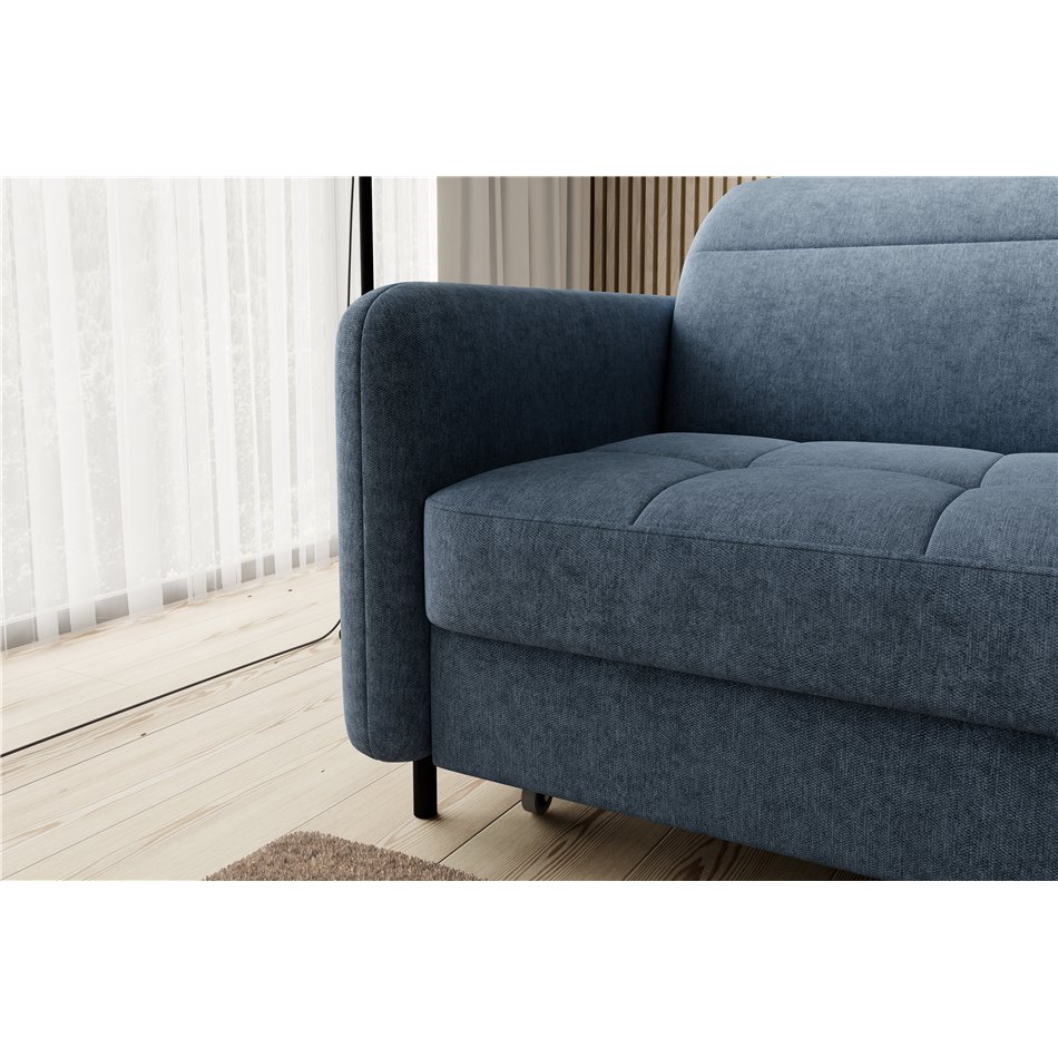 Corner sofa Elgomsi R, Raquel 40, blue, H100x228x165