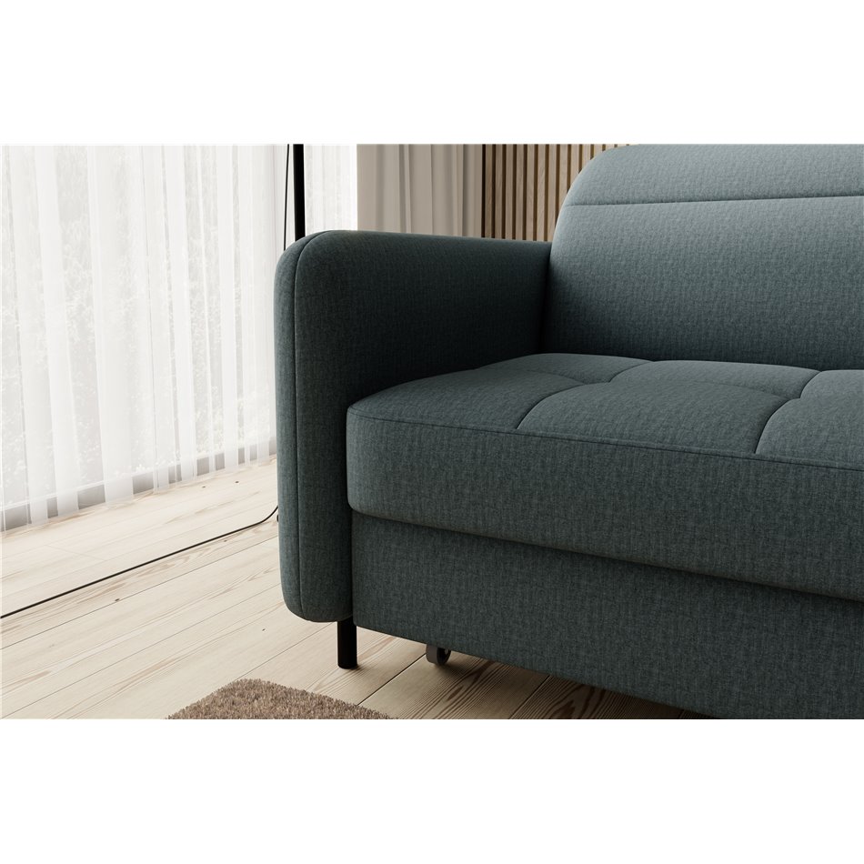 Corner sofa Elgomsi L, Manhattan 38, green, H100x228x165