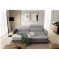Corner sofa Elgomsi R, Manhattan 03, gray, H100x228x165
