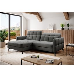Corner sofa Elorelle L, Sawana 21, gray, H105x225x160