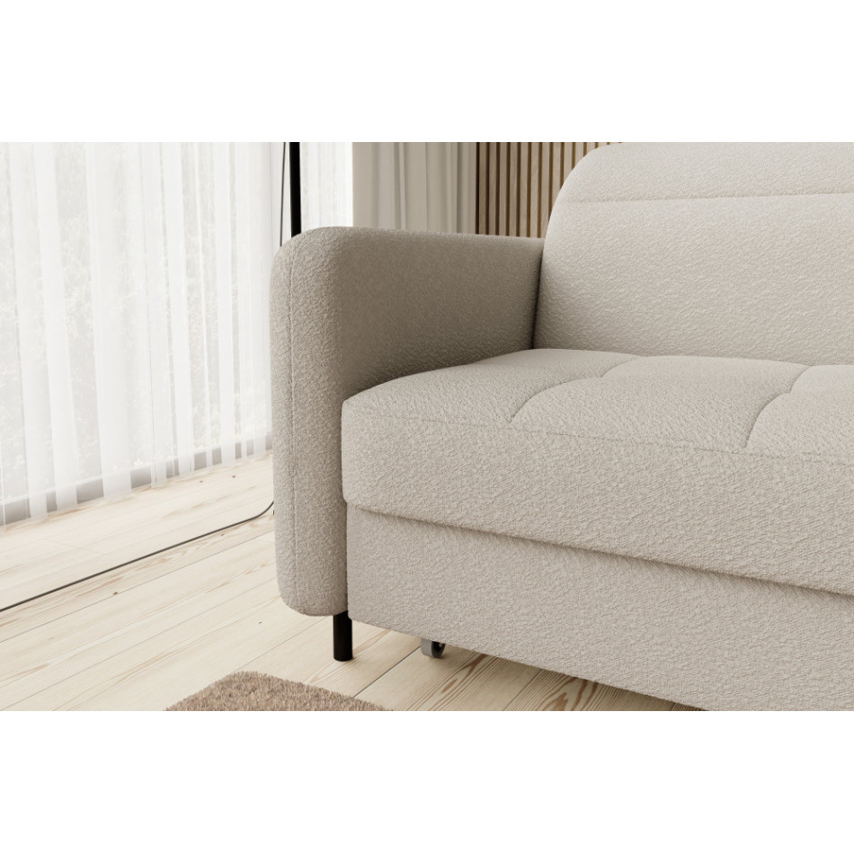 Угловой диван Elgomsi L, Royal 18, бежевый, H100x228x165